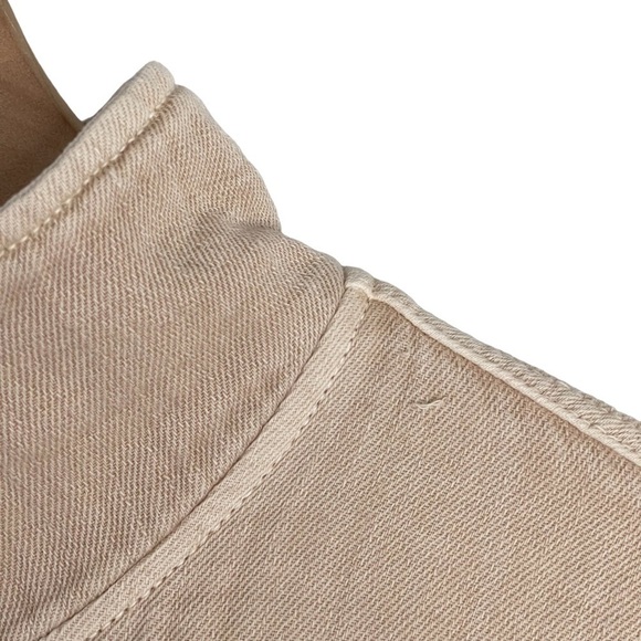 James Perse Utility Jacket Womens Size 3 Large Cotton Safari Military Chore Coat - Picture 3 of 14